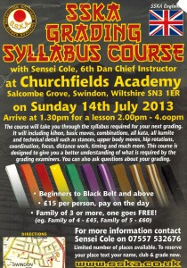 SSKA Syllabus Course - 14th July